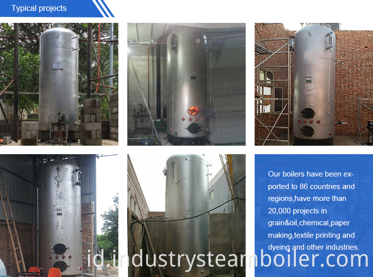 300 kg Small Biomass Coal Fired Steam Boiler